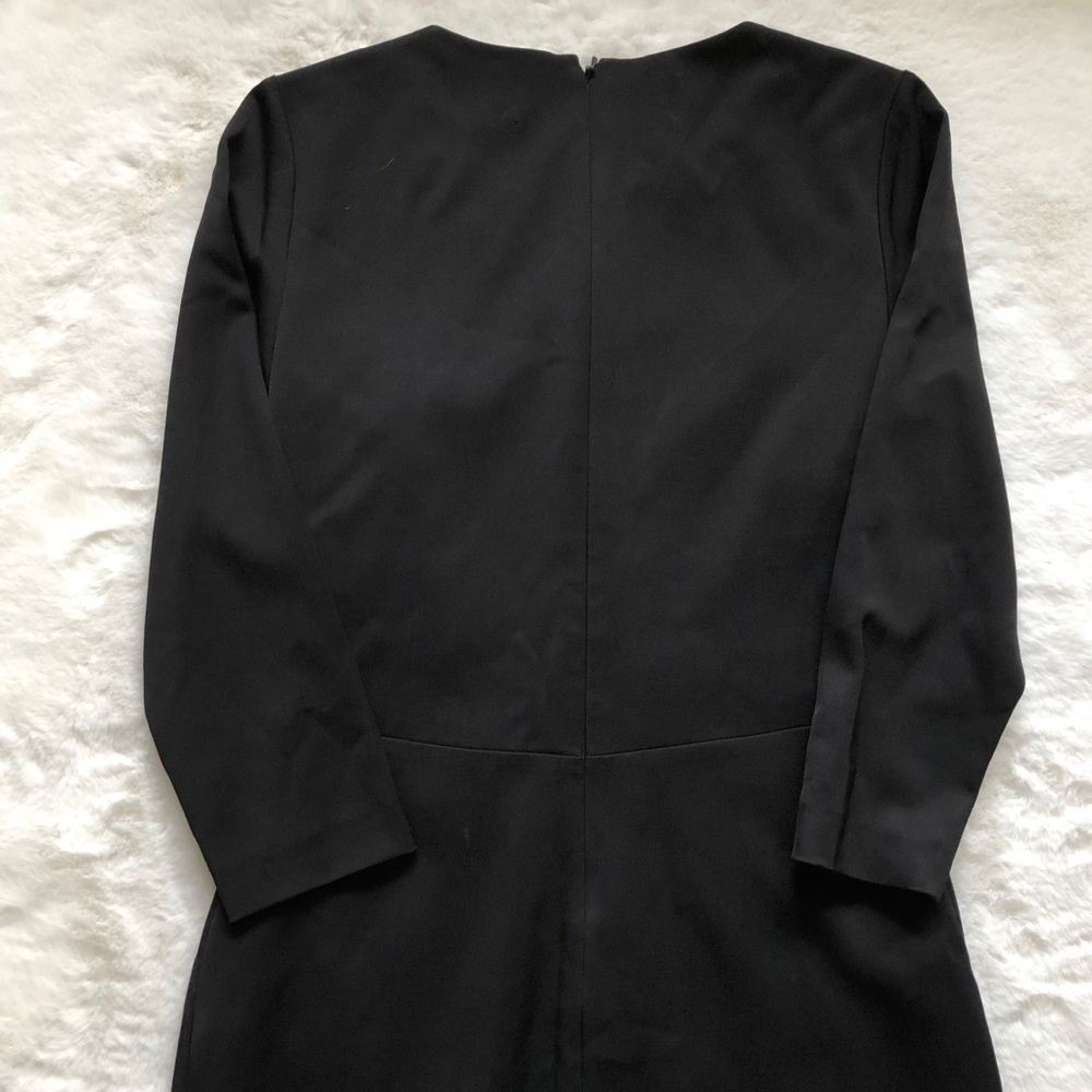 REISS Black Dress With Pockets Size 6 Party Date Cocktail Chic Sophisticated - Picture 6 of 14